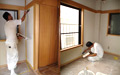 珪藻土の塗り壁(中古住宅をまるごと リフォーム 東京)